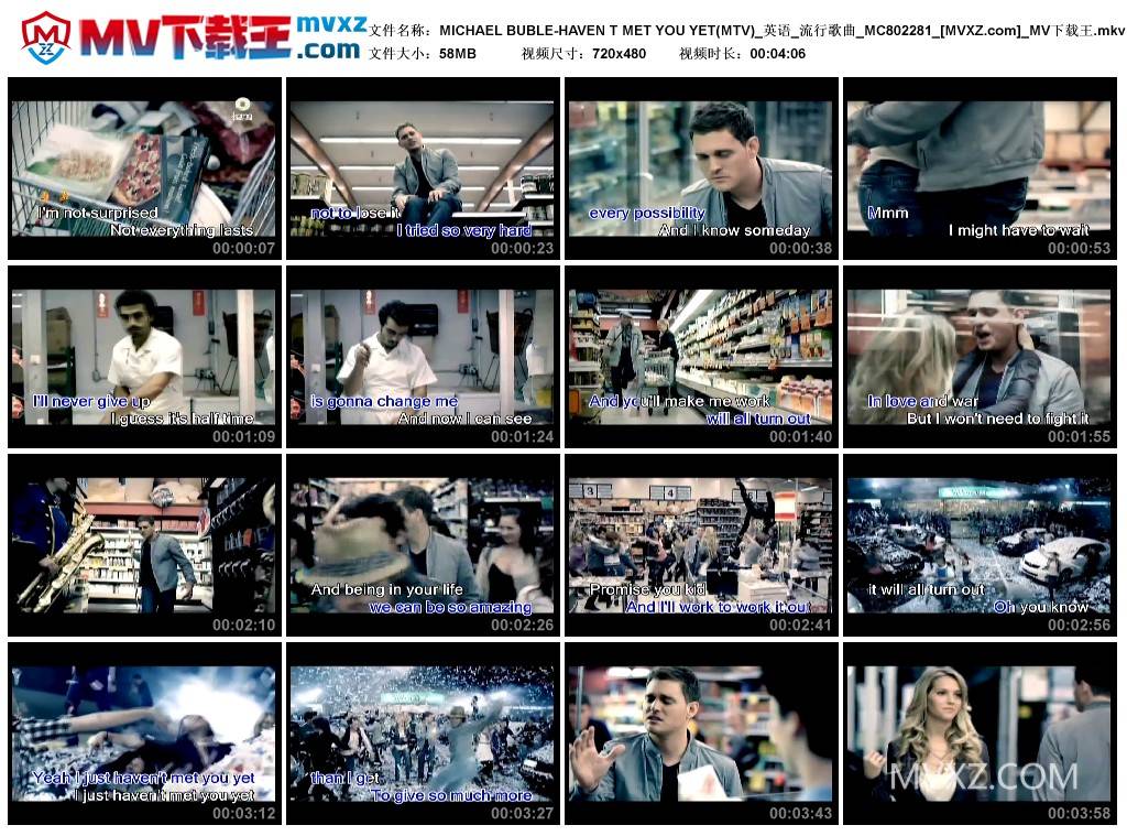 MICHAEL BUBLE-HAVEN T MET YOU YET(MTV)_英语_流行歌曲_MC802281